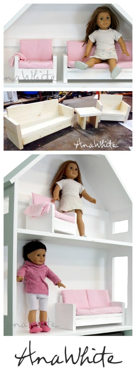 Ana white on sale doll furniture